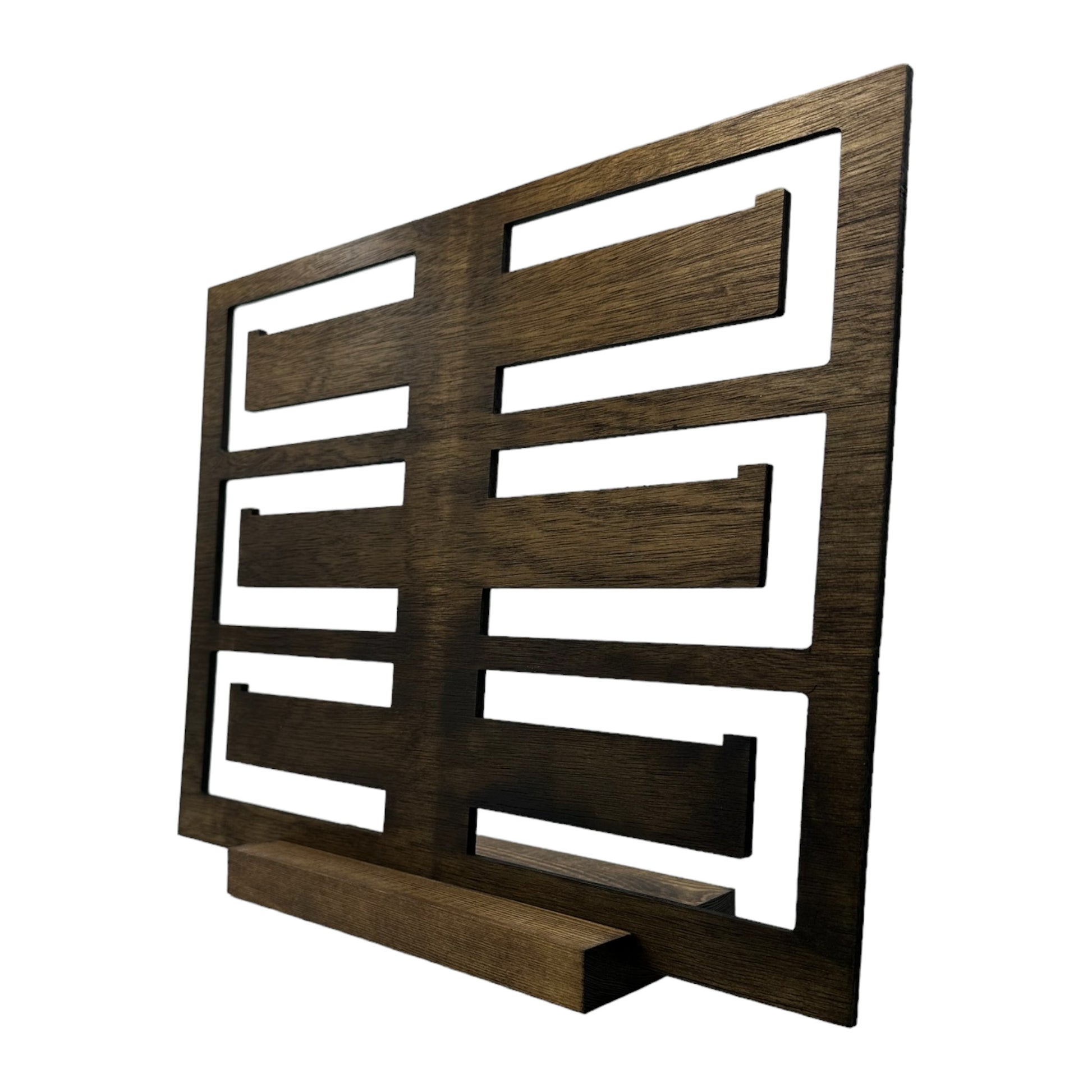 Multi arm plywood bracelet display