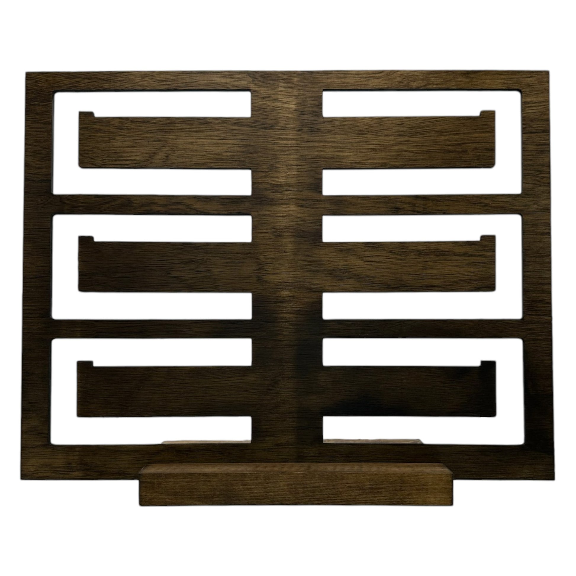 Multi arm plywood bracelet display