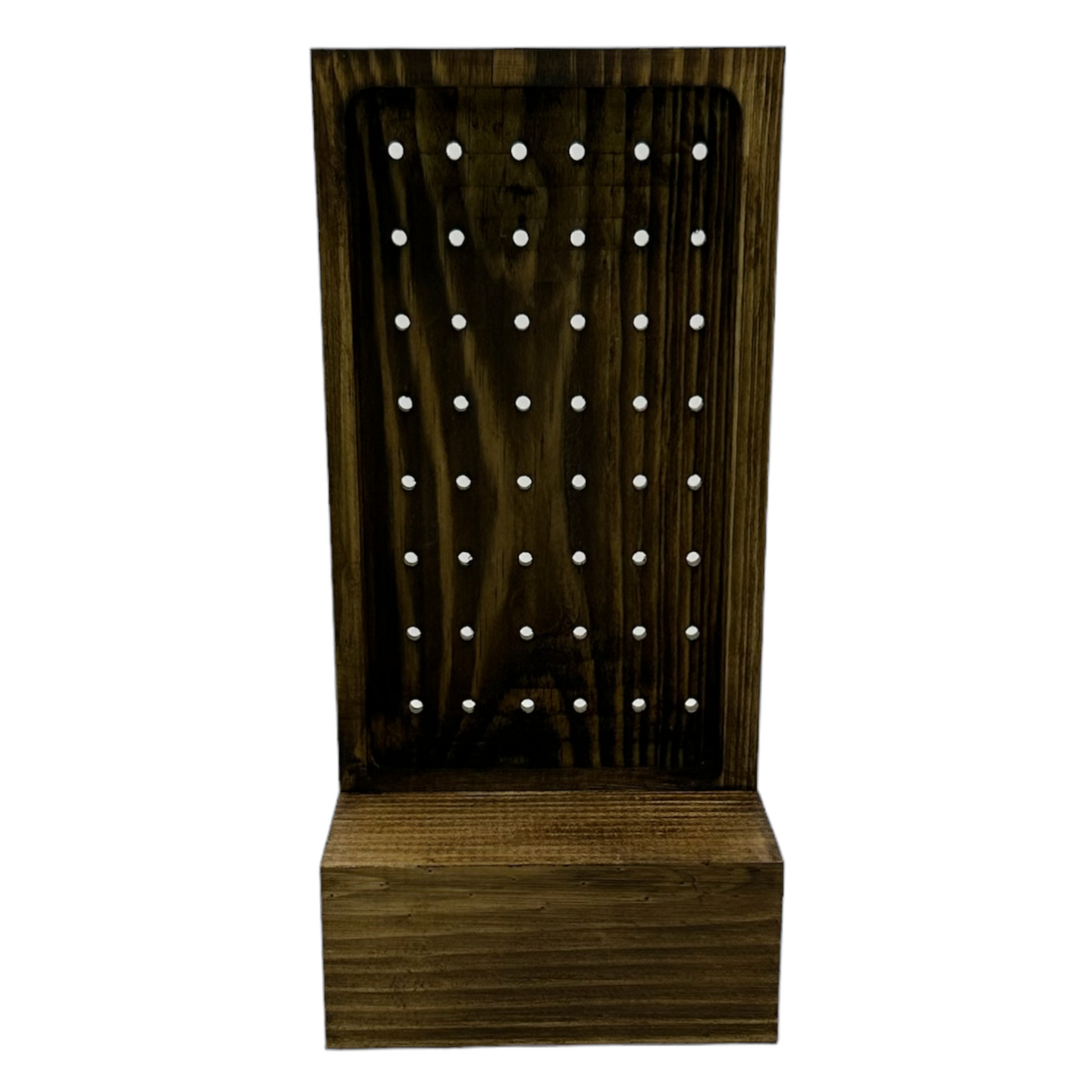 Solid Wooden Stud Earring Storage back