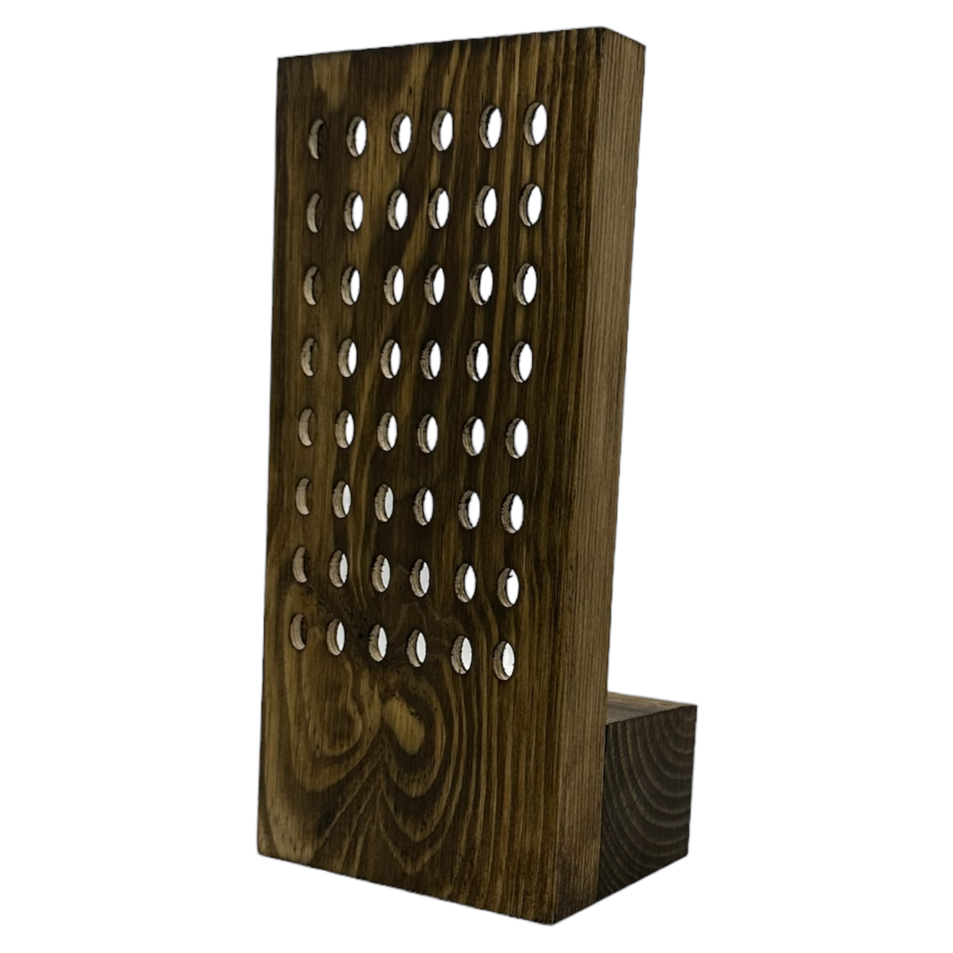 Solid Wooden Drop Earring Storage side