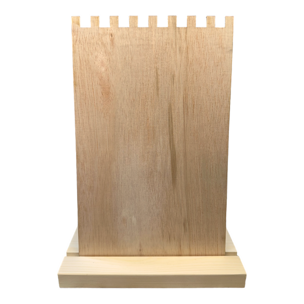 Multi-Groove Plywood Necklace Display
