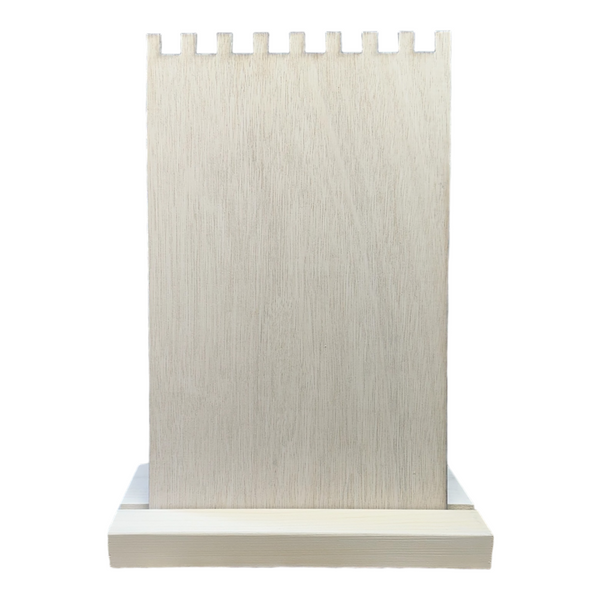 Multi-Groove Plywood Necklace Display