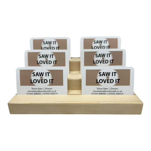 3 Tier Grooved Earring Card Display