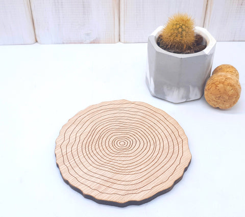 Plywood log slice