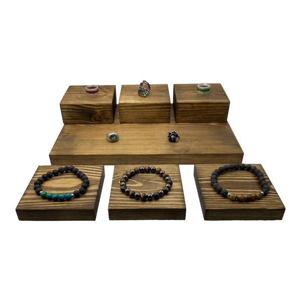 Wooden Display 7 Piece Set