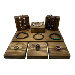 Wooden Display 7 Piece Set