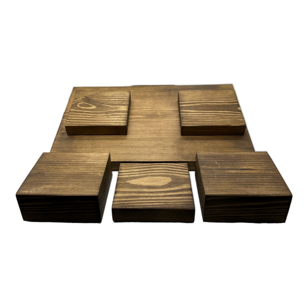 Wooden Display 7 Piece Set