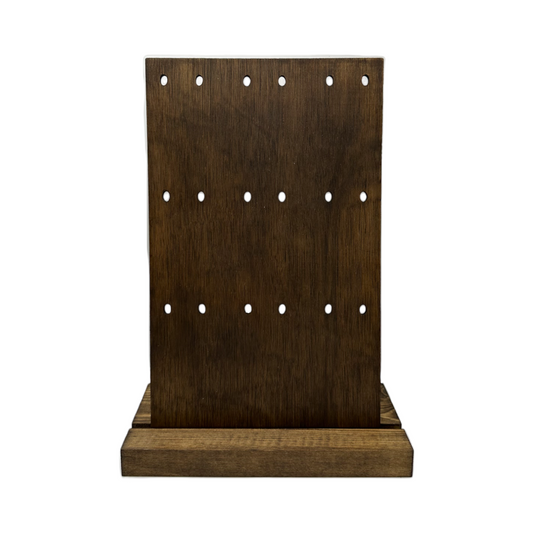 plywood drop earring display