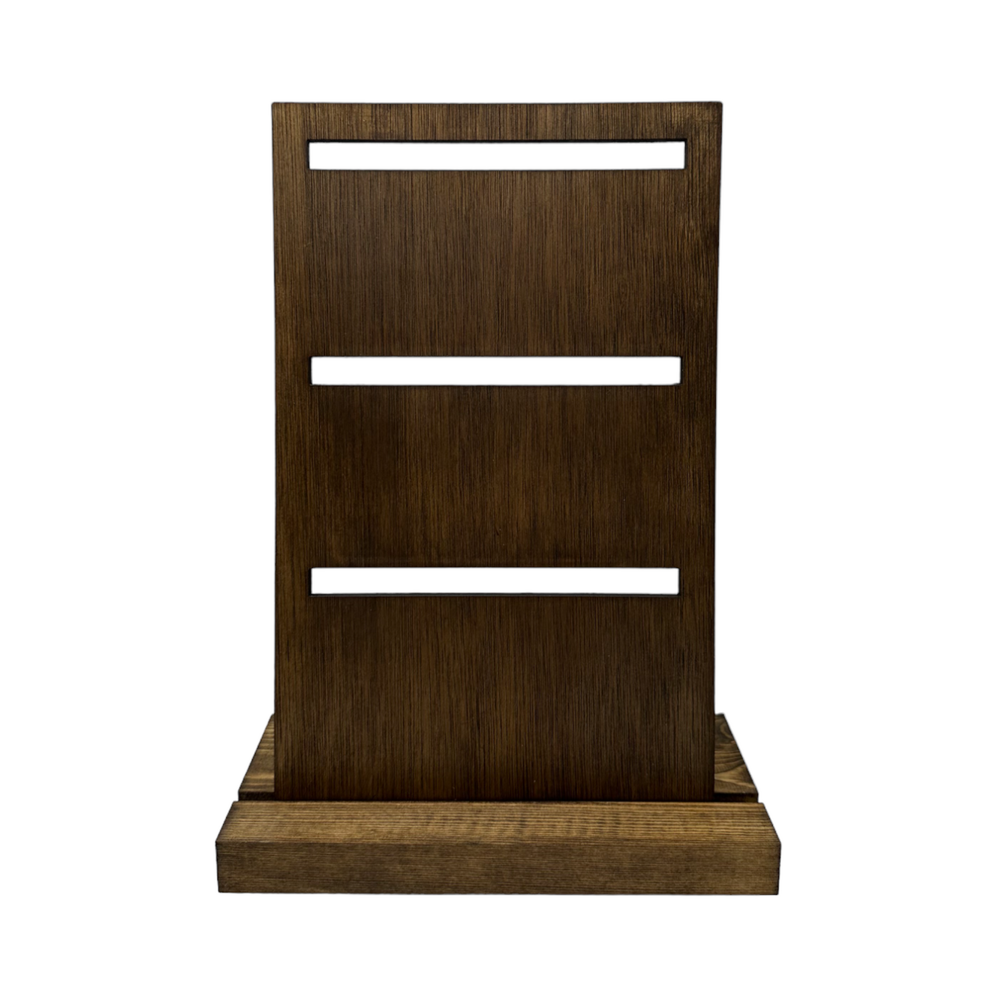 plywood drop earring display