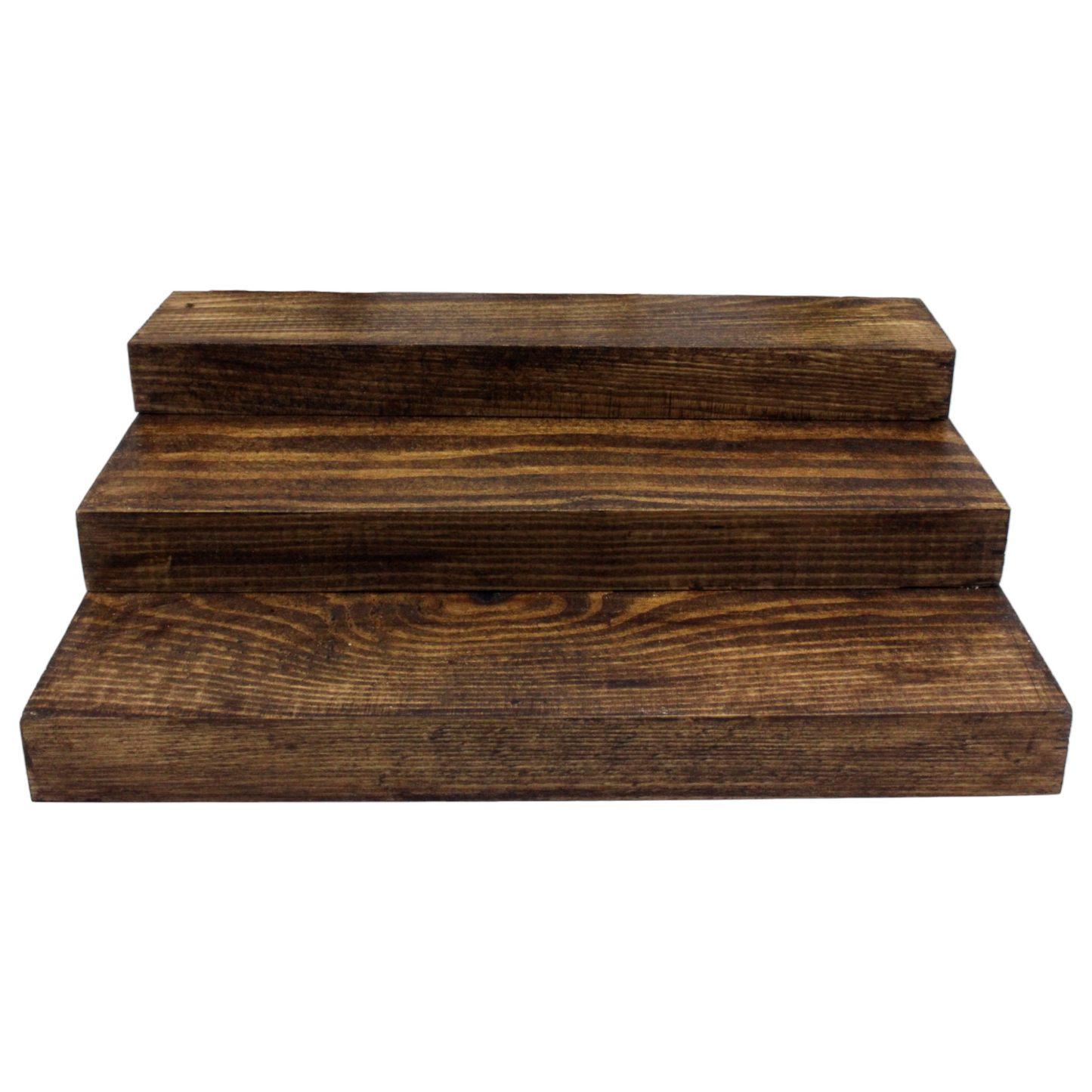 3 tier wooden display