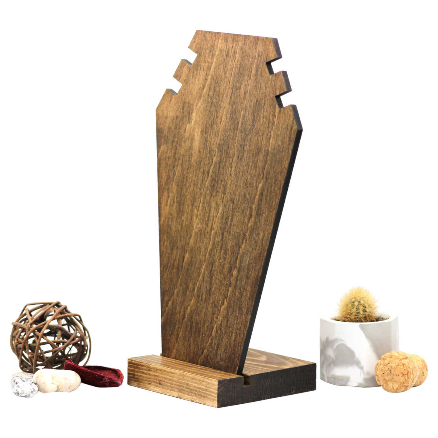 Plywood bust display