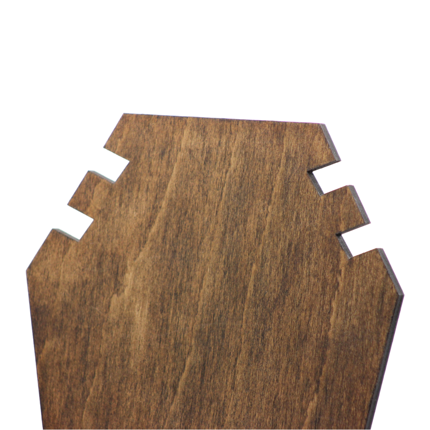 Plywood bust display