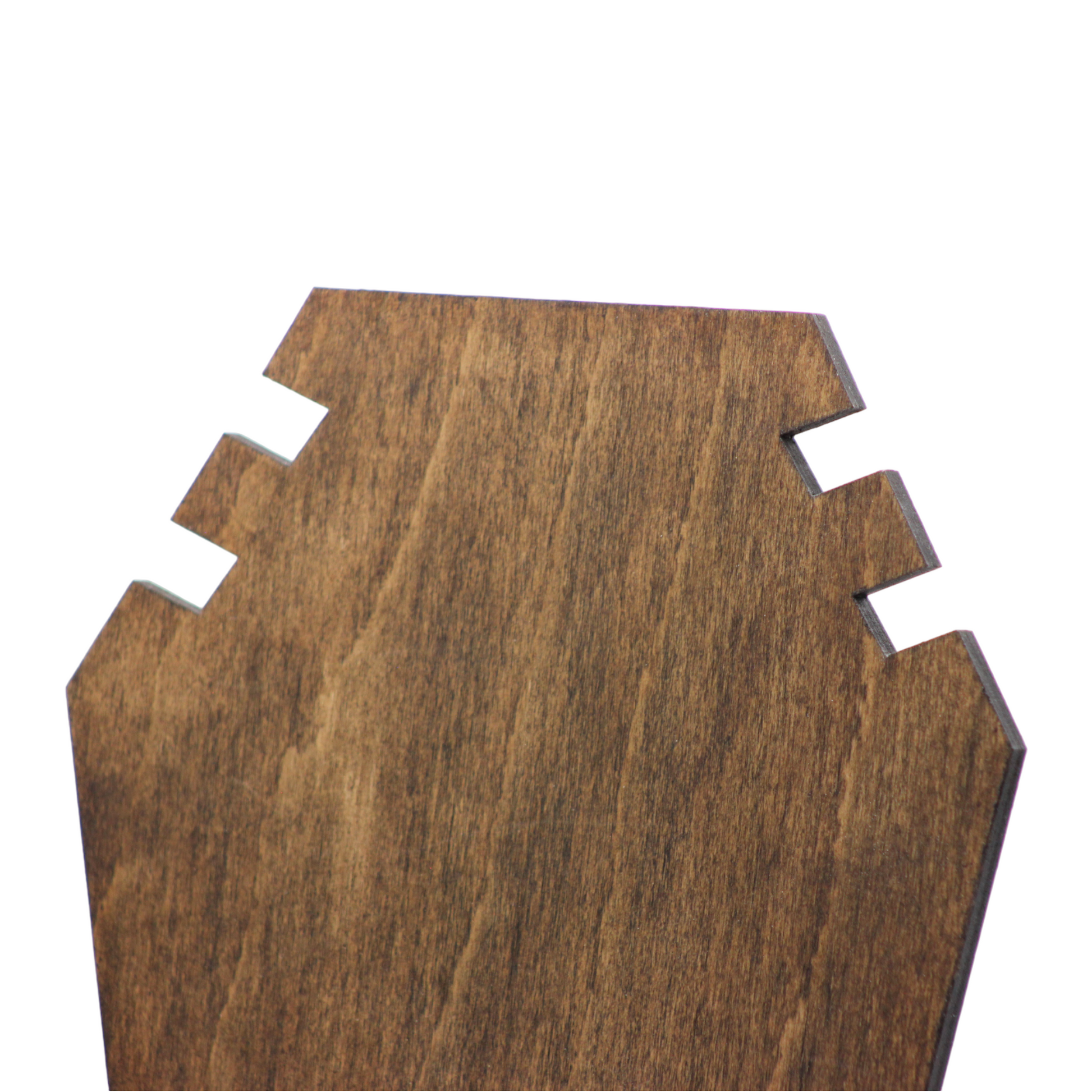 Plywood bust display