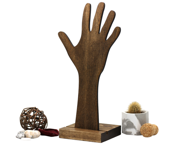 Plywood hand display