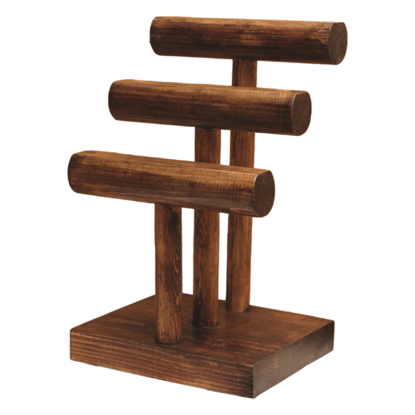 3 tier wooden jewellery display