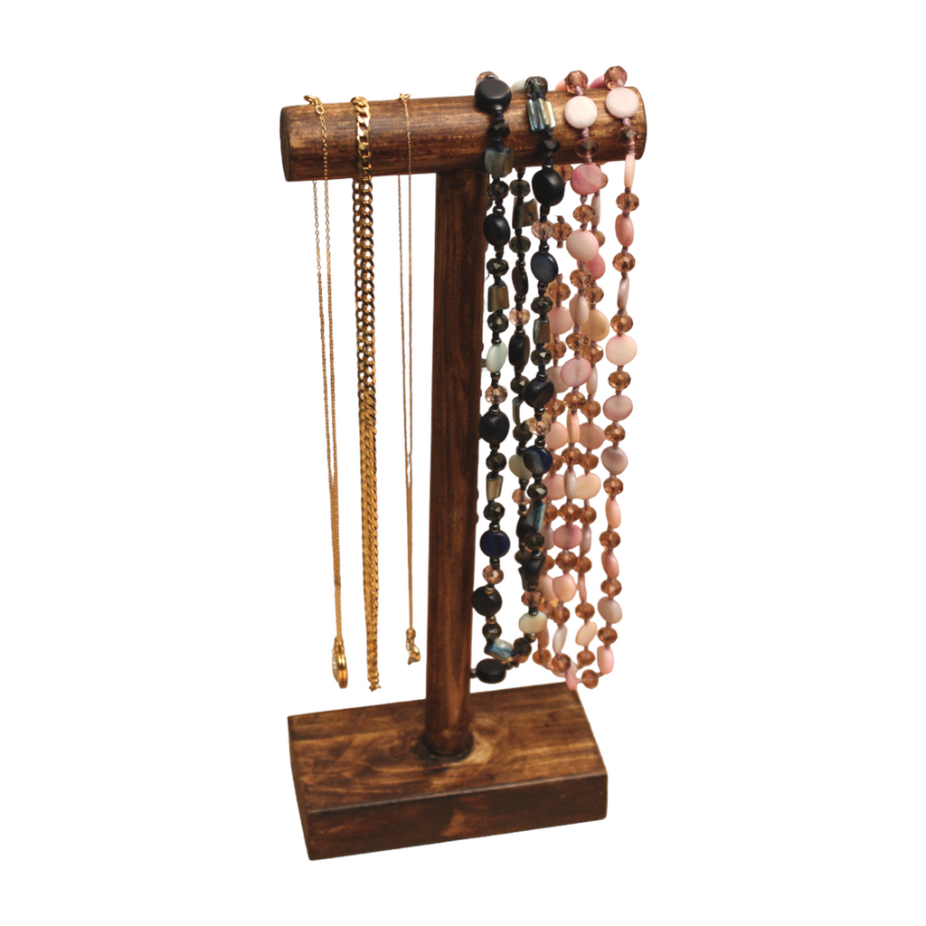 Wooden necklace stand online