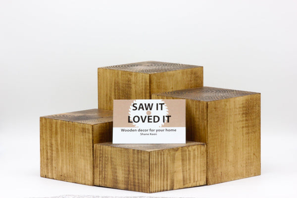 wooden blocks set of 4