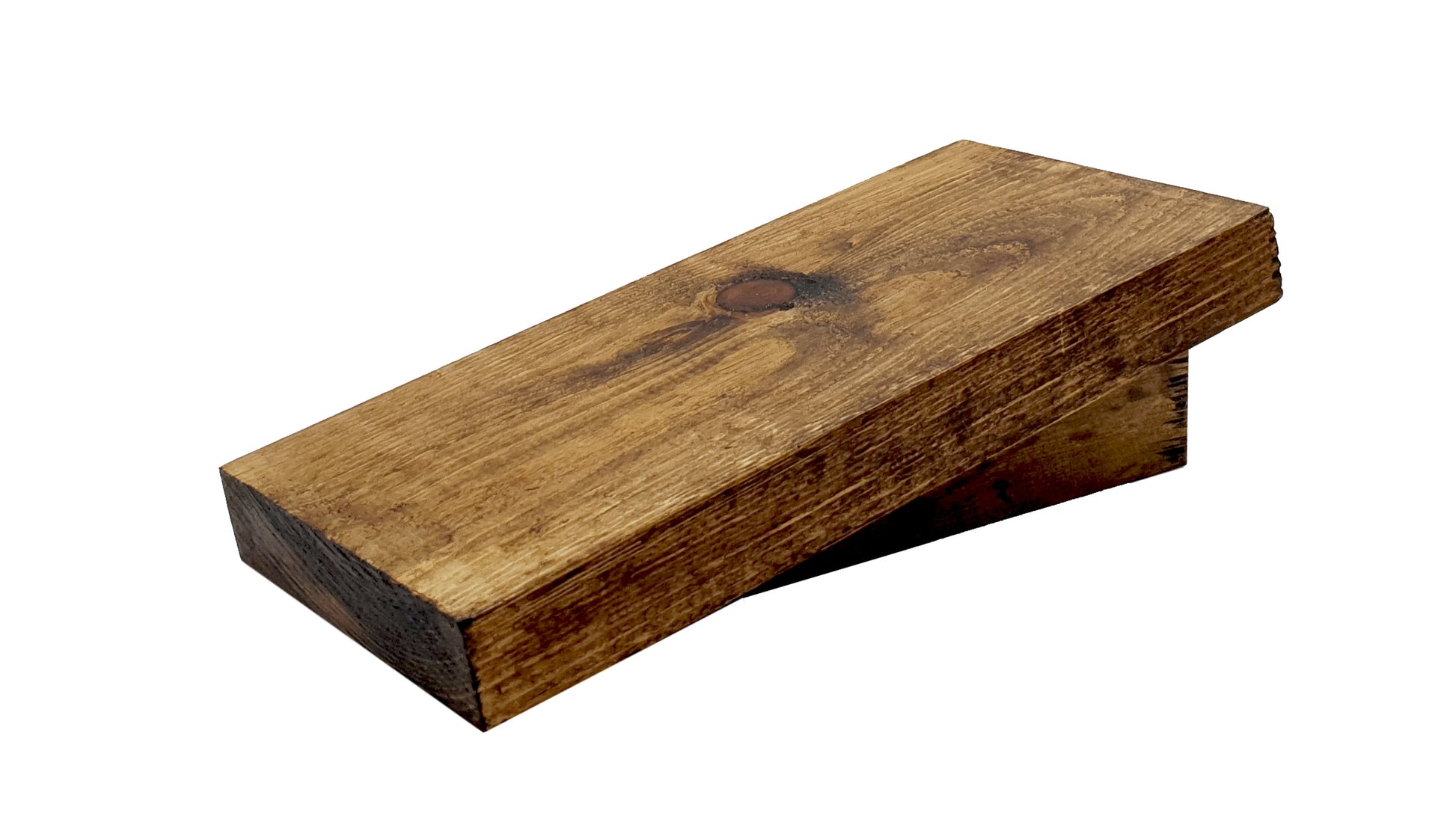 Wooden wedge display